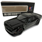 1:24 Cool Black Alloy Toy Car Model