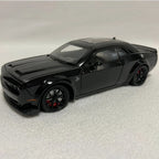 1:24 Cool Black Alloy Toy Car Model