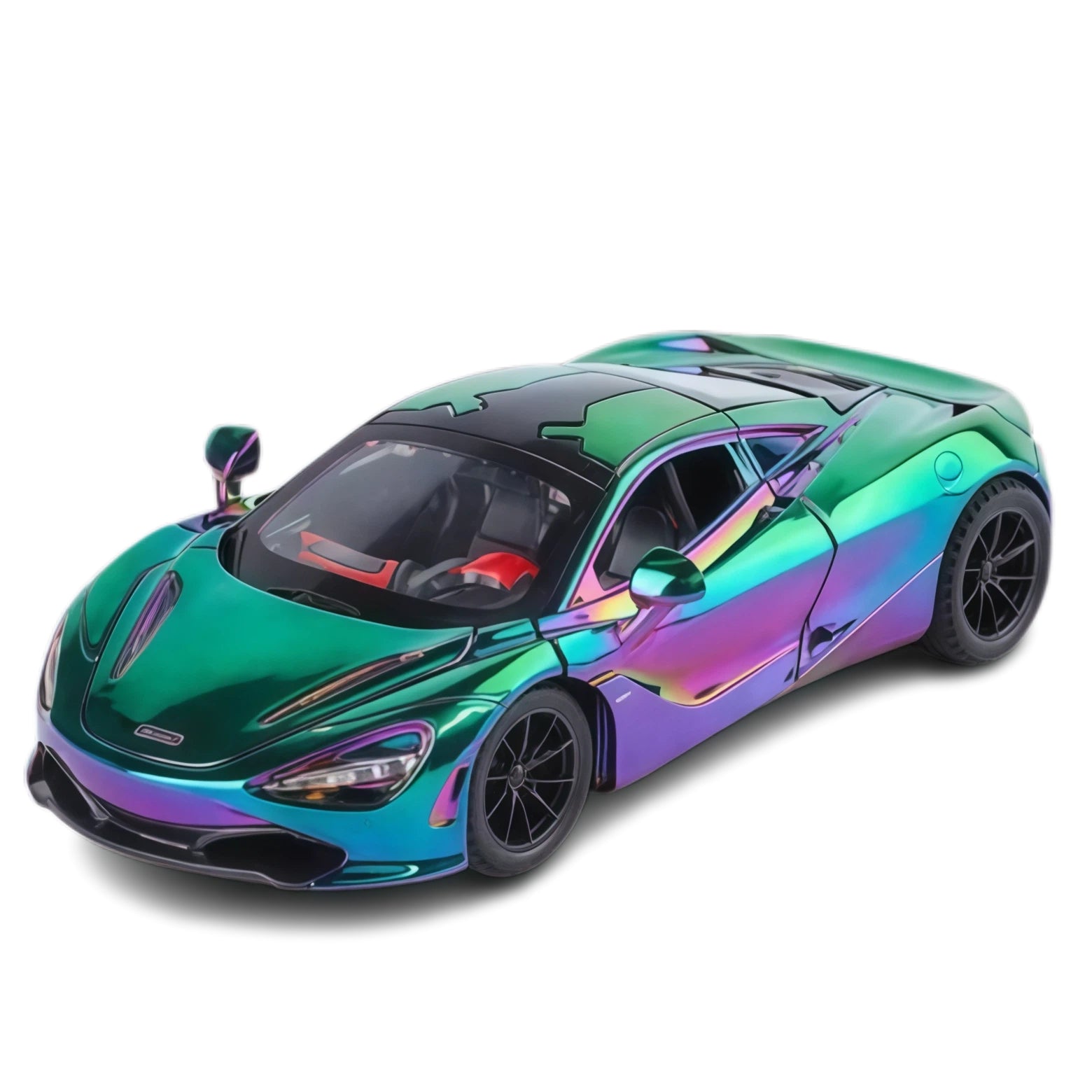 1:32 Electroplated Racing Car Alloy Model