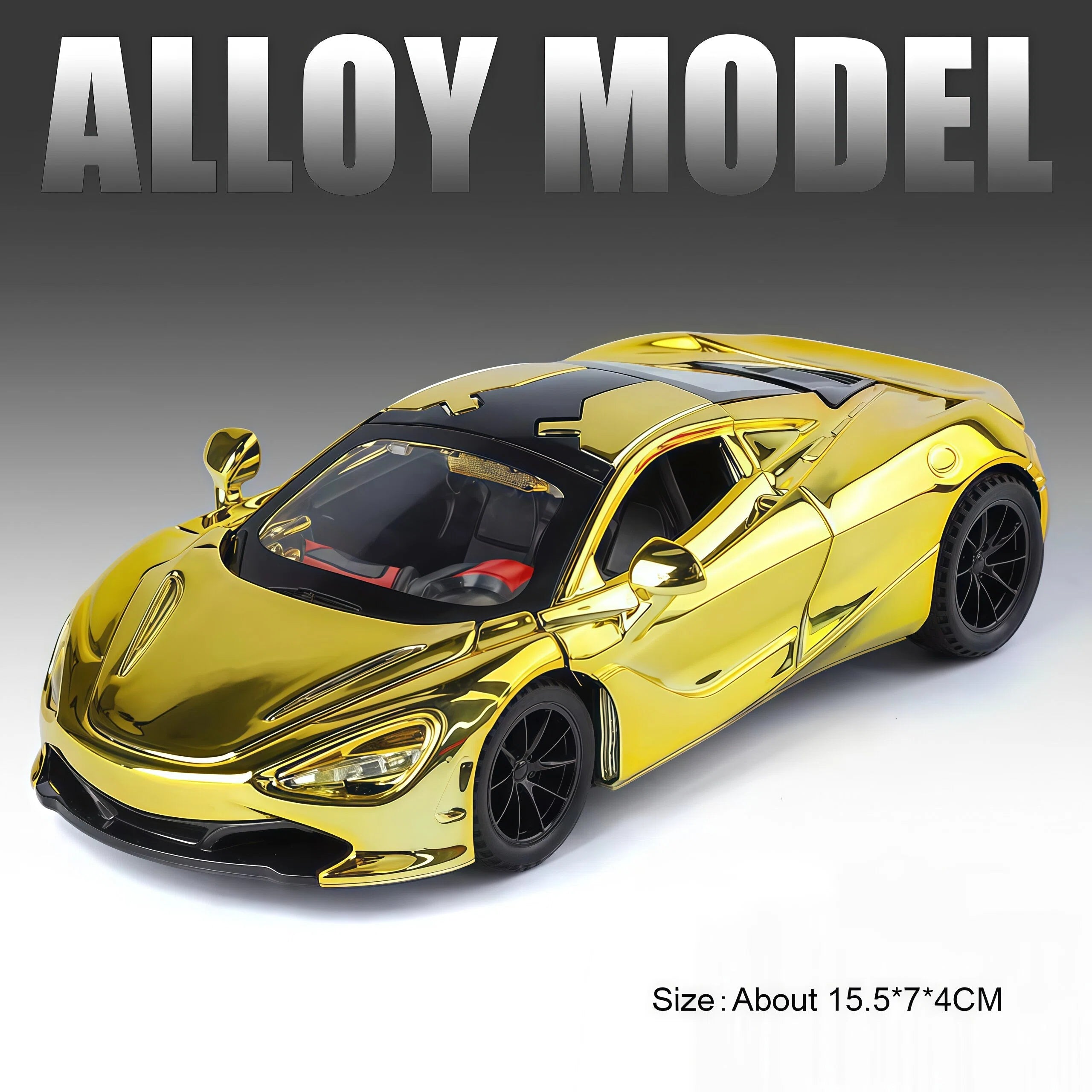 1:32 Electroplated Racing Car Alloy Model
