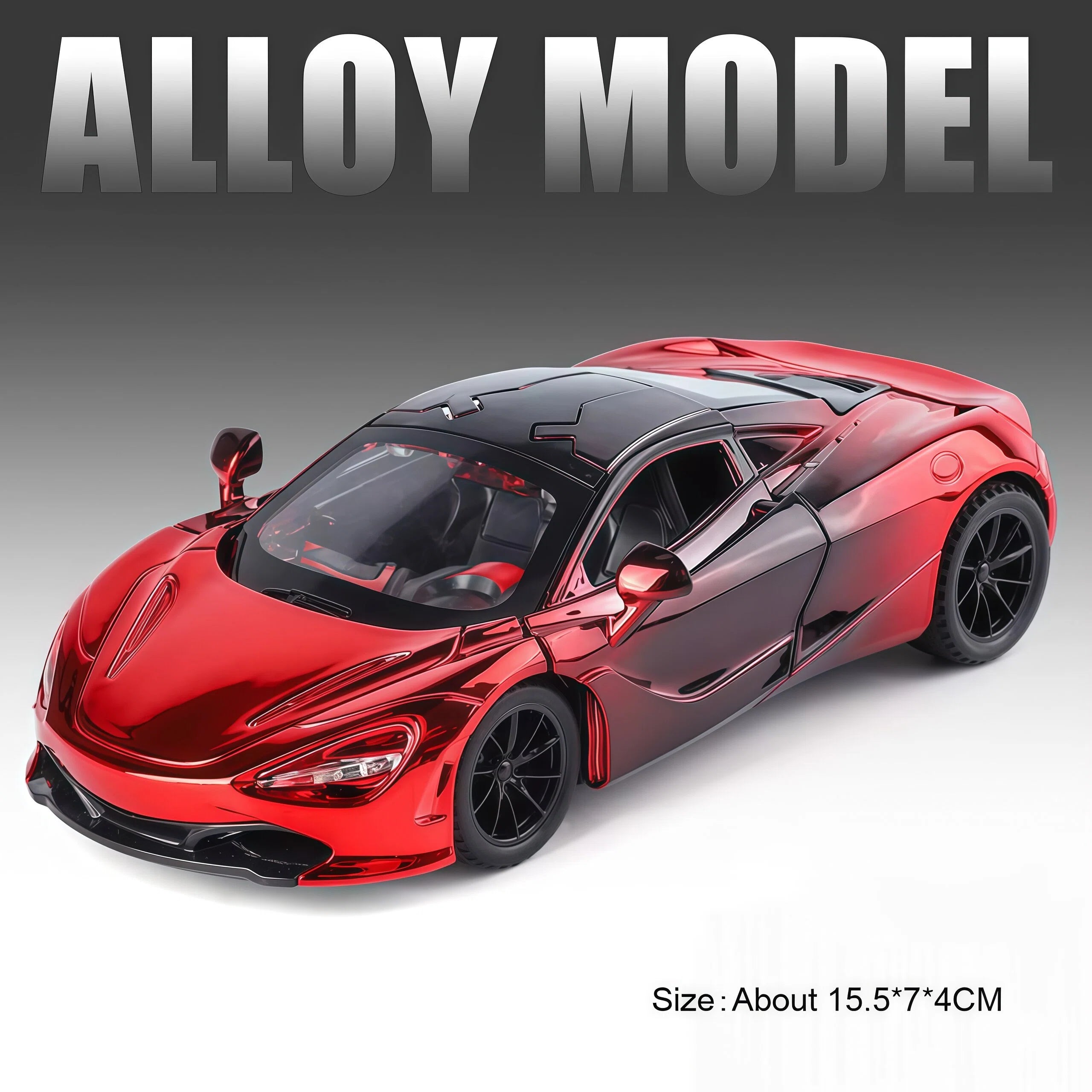 1:32 Electroplated Racing Car Alloy Model