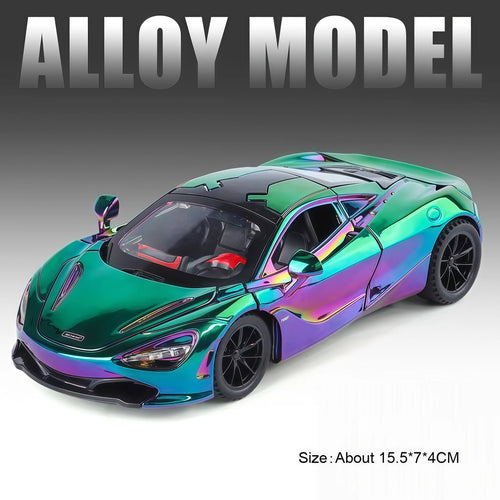 1:32 Electroplated Racing Car Alloy Model