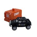 SWAT Vehicle and Orange Rescue Container Model